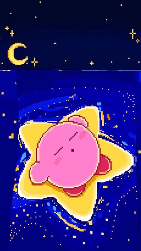 Ocean Kirby 🌙 #kirby Kirby Wallpaper, Pixel Art Wallpaper, Future Iphone, Neymar Jr Wallpapers, Kirby Character, Cute Website, Kirby Art, Ipad Background, Tablet Wallpaper