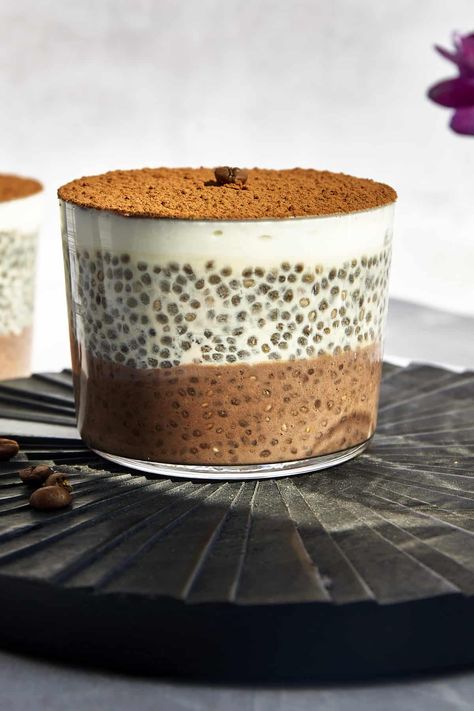 Tiramisu Chia Seed Pudding Recipe Tiramisu Chia Pudding, Vanilla Chia Seed Pudding, Chia Seed Pudding Recipe, I Lost 100 Pounds, Vanilla Chia Pudding, Chocolate Chia Seed Pudding, Chia Seed Recipes Pudding, Chia Recipe, Chia Seed Recipes