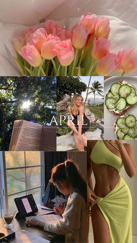 Aesthetic April Moodboard, if you want a cute wallpaper to motivate you in april :) May Iphone Wallpaper Aesthetic, April Vision Board Wallpaper, April Moodboard Aesthetic, April Mood Board Aesthetic, April Vision Board Aesthetic, Wallpaper To Motivate, April Aesthetic Wallpaper, April Vision Board, May Month Quotes