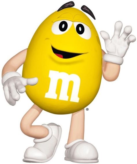 Yellow M&m, Mini Monkey, M&m's Chocolate, M&m Characters, Heroes Wiki, M M Candy, Diy Gnomes, Comedy Films, Bloopers