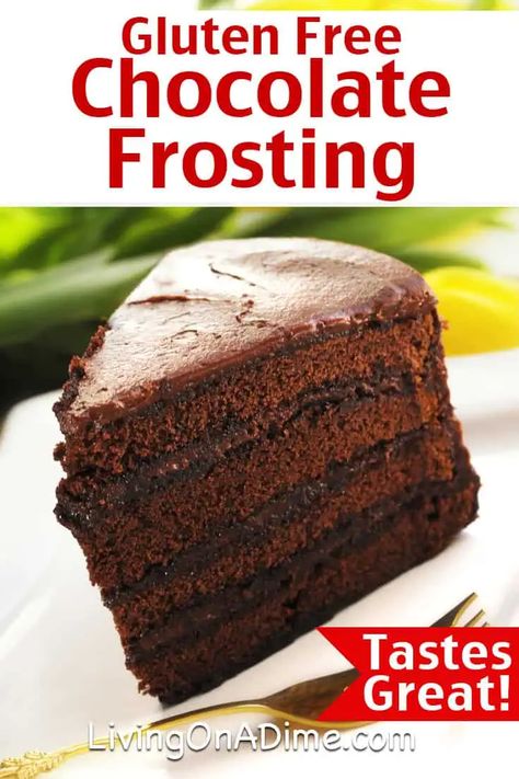 Enjoy the decadent richness of our easy gluten-free, dairy-free chocolate frosting recipe. Made with just a few simple ingredients like dairy-free butter, dairy-free milk, cocoa powder, and sugar, it's perfect for topping cakes, cupcakes, and more. Indulge without compromise! Gluten Free Chocolate Icing, Gluten Free Chocolate Frosting, Easy Frosting Recipes, Dairy Free Chocolate Frosting, Chocolate Frosting Recipe, Gluten Free Fudge, Easy Buttercream Frosting, Homemade Buttercream, Buttercream Chocolate