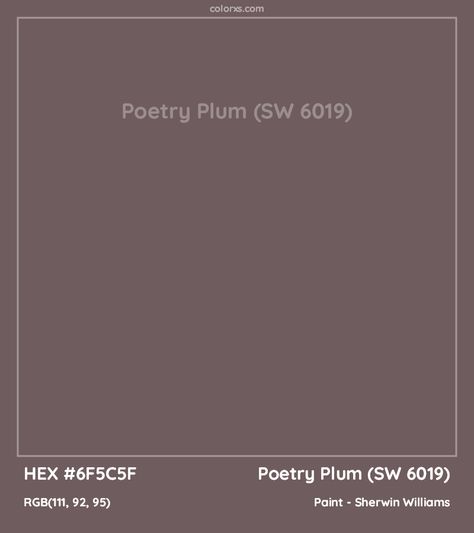 Dutch Cocoa Sherwin Williams, Cordovan Sherwin Williams, Plum Paint Colors Bedrooms, Benjamin Moore Plum Colors, Fig Paint Color, Sw Hushed Auburn, Plum Cabinets Kitchen, Blue Purple Paint Color, Mulberry Silk Sherwin Williams