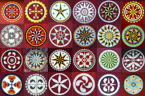 Pennsylvania Dutch Art, German Ancestry, Hex Signs, Circle Patterns, Sturbridge Village, Karla Gerard, Norwegian Rosemaling, German Folk, Barn Signs