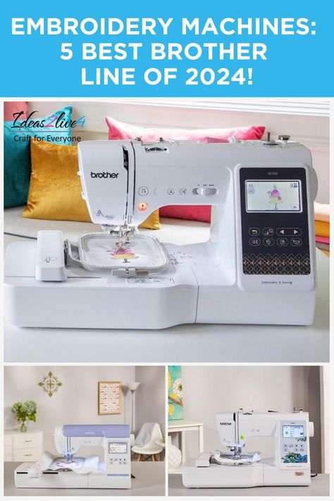 Embroidery Machines: Upgrade your craft! Discover the 5 best Brother embroidery machines of 2024 for stunning designs. Embroidering Machine, Brother Embroidery Machine, Brother Embroidery, Machine Embroidery, Craft Projects, Embroidery, Sewing, Design