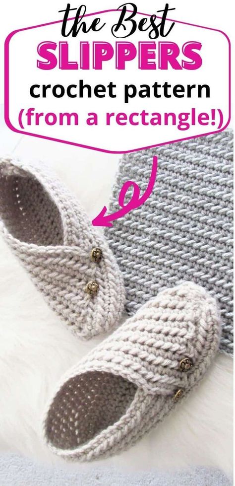 Crochet Slippers Free Pattern, Made from a Rectangle - Crochet Dreamz | Crochet slippers free pattern, Crochet slippers, Easy crochet slippers Blanket Stitches, Easy Crochet Slippers, Slipper Pattern, Crochet Slipper, Crochet Socks Pattern, Crochet Slippers Free Pattern, Cozy Pattern, Crochet Shoes Pattern, Crochet Slipper Pattern