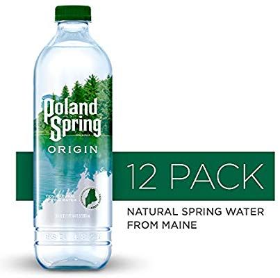 Sparkling Water Packaging, Poland Spring Water, Nestle Water, Spring Water Bottle, Water Bottle Label Design, Trendy Water Bottles, Water Packaging, Drinks Packaging Design, Natural Spring Water