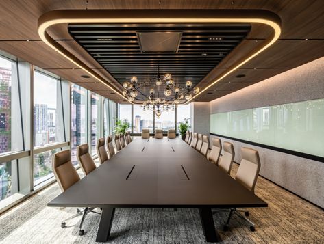 Boardroom Ceiling Design, Board Room Design Office, Board Room Interior Design, Corporate Conference Room Design, Board Room Design Corporate, Conference Room Ceiling Design, Conference Room Design Modern, Ceiling Design Office, Luxury Meeting Room