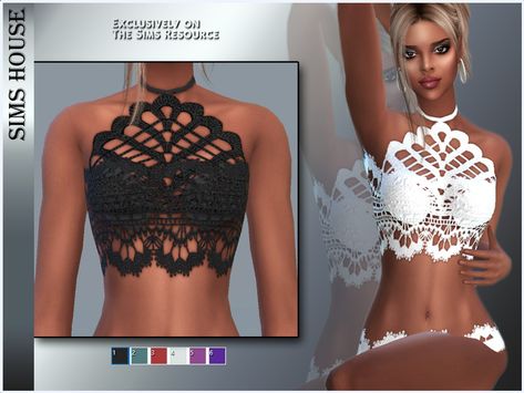 The Sims Resource - BRALETTE CHOKER Open Bra, Sims 4 Teen, Female Clothing, Cc Sims, Sims House, The Sims Resource, Custom Content, Sims Resource, Sims 3