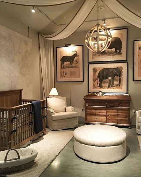 British Colonial style nursery, island decor, West Indies safari Safari Baby Room, Luxury Baby Room, Safari Room, Nursery Safari, Nursery Room Design, British Colonial Style, Baby Room Inspiration, Baby Boy Room Nursery, Nursery Room Inspiration