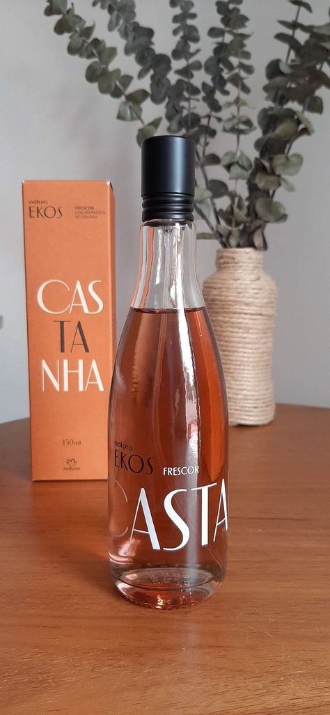 Frescor EKOS CASTAÑA Natura Perfume Natura, Natura Cosmetics, New Hobbies, Mary Kay, Rosé Wine Bottle, Wine Bottle, Lashes, Skin Care, Humor