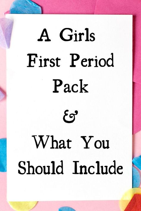 Teen Period Kit, Period Pack, Period Package, Period Starter Kit, Period Party, Period Supplies, Period Box, First Period Kits, Period Kit