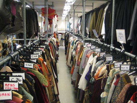 Costumes Costume Room Theatre, Costume Shop Organization, London Manifestation, Theatre Storage, Theater Storage, Costume Organization, Costume Storage, Costume Room, Ikea Bedroom Storage