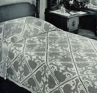 Quick Work Bedspread Pattern #6055 | Crochet Patterns Crochet Bedsheets, Lace Bedspread, Vintage Bedspread, Crochet Bedspread Pattern, Vintage Crochet Patterns, Bed Spread, Vintage Crochet Pattern, Crochet Bedspread, Crochet Lace Pattern