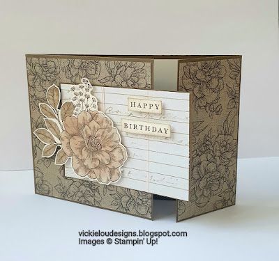 Rose Landscape, Group Crafts, Cottage Rose, Stampin Up Catalog, Morning Everyone, Good Morning Everyone, Fancy Folds, Rose Cottage, Stamping Up Cards