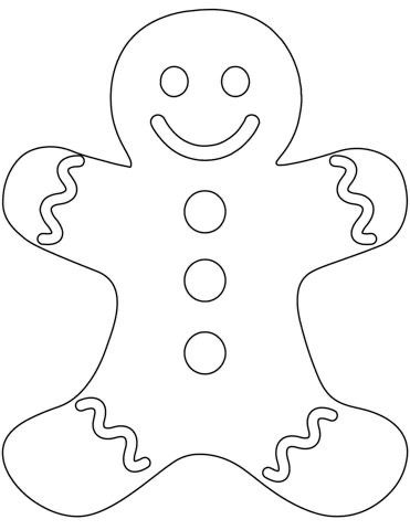 Gingerman Template, Christmas Decor Gingerbread, Gingerbread Man Template, Gingerbread Man Coloring Page, Gingerbread Man Pattern, Chirstmas Decor, Christmas Coloring Sheets, Gingerbread Crafts, Preschool Christmas