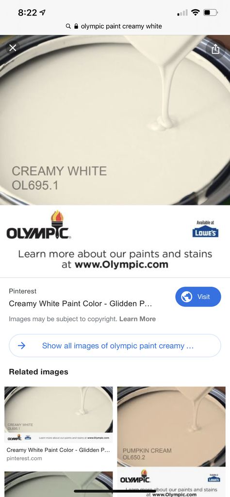 Cream Paint Colors, White Interior Paint, Behr Paint Colors, Interior Colors, Cream Paint, Behr Paint, Interior Design Color, Neutral Paint Colors, Exterior Paint Colors For House