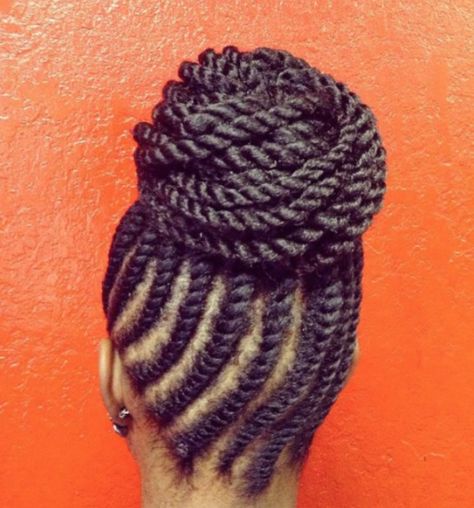 Twist Hairstyles For Natural Hair, Updo Cabello Natural, Hairstyles For Natural Hair, Flat Twists, Flat Twist Hairstyles, Twist Updo, Flat Twist Updo, Hair Colorful, Natural Hair Twist Out