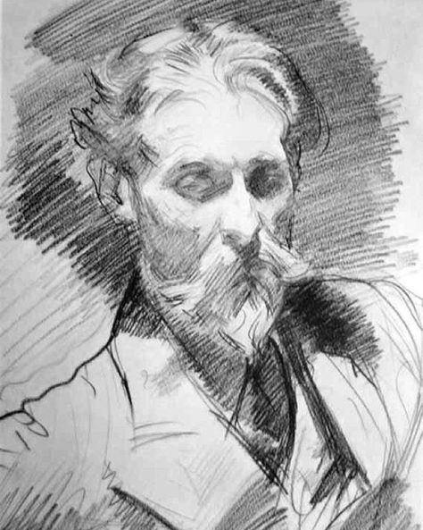 Artist : John Singer Sargent. #drawing #sketch #amazing #anatomy #art Sanguine Drawing, John Sargent, Portrait Au Crayon, Arte 8 Bits, Master Drawing, Ali Larter, John Singer Sargent, Idris Elba, Arte Sketchbook