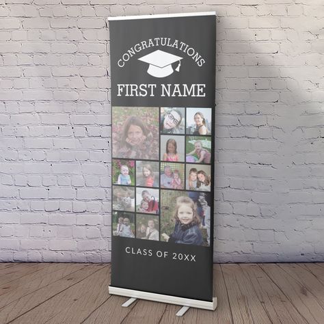 Graduation Message, Funny Banner, Graduation Keepsake, Keepsake Ideas, Collage Black, School Nursing, Banner Graduation, Graduation Poster, Trade School