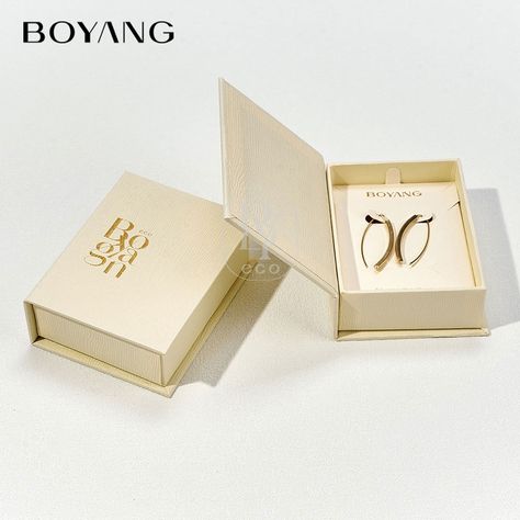 High End Jewelry Packaging, Earring Box Packaging, Creative Jewelry Packaging, Jewellery Packing, Jewelry Box Packaging, Book Shape, Jewelry Packaging Design, Jewelry Box Design, Jewelry Packaging Box