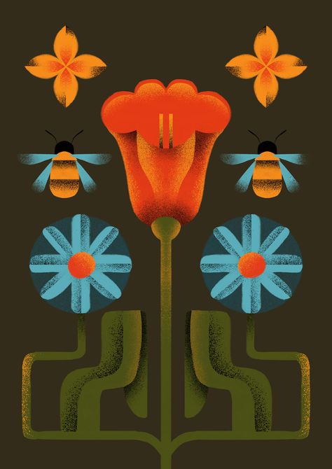 Floral posters (9) | Images :: Behance Floral Posters, Geometric Illustration, Illustration Flower, Flowers Illustration, Geometric Flower, Floral Poster, Flower Illustration, Editorial Illustration, Photoshop Illustrator