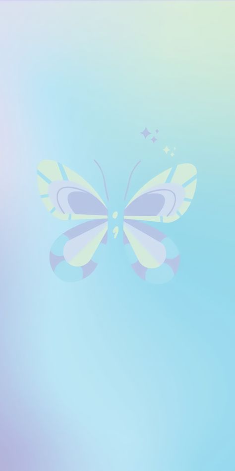 Wallpapers Semicolon, Semi Colon Butterfly, Semi Colon, Beloved Summer, The Sentence, A Sentence, Color Art, Back To Life, Butterfly Wallpaper