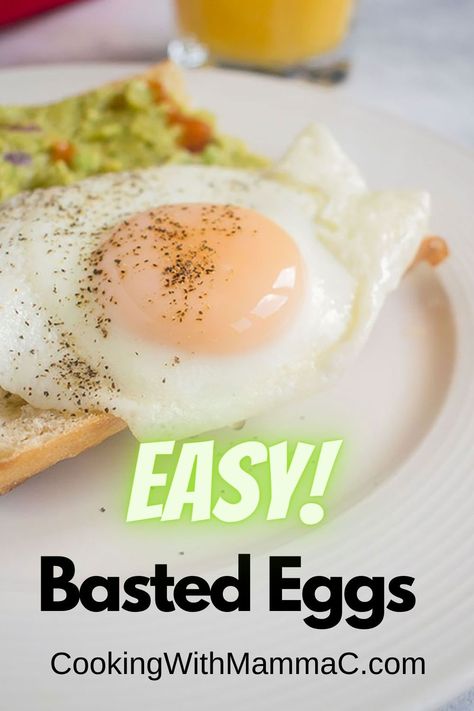 Try this Easy Basted Eggs Recipe for perfect results every time! In just over three minutes, you'll have delicious eggs with runny yolks and fully cooked whites. #bastedeggs #howtomakebastedeggs #bastedeggsrecipe Best Poached Eggs, Soft Boiled Eggs Recipe, Soft Eggs, Basted Eggs, Easy Poached Eggs, Recipe Categories, Best Brunch Recipes, Soft Egg, Easy Meals For Two