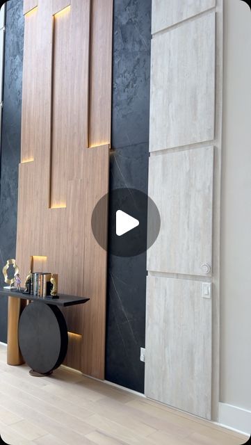 EUROPEAN WALL PANELS | DESIGN PRODUCT on Instagram: "Stunning entrance wall 🔥🔥🔥complete ✅
…

#wallpanel #wood #woodveneer #woodpaneling #interiordesign #wallpanels #miamidesign #carpentry #millwork #installation #milledpanellsl #slattedpanels #americanwalnut #miamiinterior #tvunit #wallpartition #homeupgrade" Wall Panels Design, Panels Design, Miami Interiors, European Wall, Entrance Wall, Wall Panel Design, Wooden Wall Panels, Wall Accent, Partition Wall