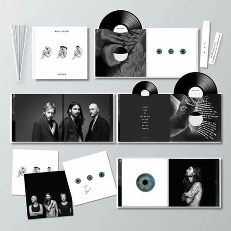 Booklet Design Layout, Album Booklet, Album Packaging, Vinyl Packaging, The Kills, Graphic Design University, Biffy Clyro, Cd Packaging, Cd Cover Design