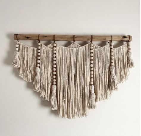 Driftwood Macrame, Driftwood Art Diy, Diy Boho Decor, Weaving Wall Hanging, Macrame Wall Hanging Diy, Macrame Wall Hanging Patterns, Yarn Wall Hanging, Deco Boheme, Large Macrame