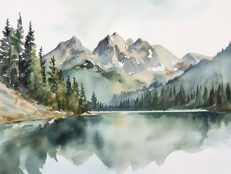 👀 Alice Lake Painting Sawtooth Range Watercolor Print Idaho Landscape Print Pine Forest Fine Art Print Mountain Wall Art - multiple sizes to choose from 🌈 title: "Sawtooth Range" 🌈 print from my original watercolor painting 🌈 multiple sizes to choose from 🌈 materials: high quality matte paper or stretched canvas 🌈 shipping: high-quality protective packaging with tracking number 🌈 sell unframed - need to be framed. 🎯 To see more art prints, please visit my shop: https://www.etsy.com/shop/ArtPrintify 👀 Capture the rugged beauty of Idaho's Sawtooth Range with this breathtaking "Sawtooth Range: Alice Lake Watercolor Print." This fine art piece showcases the serene Alice Lake, nestled amidst towering pine forests and majestic mountain peaks. The tranquil waters mirror the grandeur of t Mountain Lake Painting, Idaho Landscape, Mountains Painting, Lake Painting, Diy Watercolor Painting, Mountain Wall, Diy Watercolor, Mountain Wall Art, Pine Forest