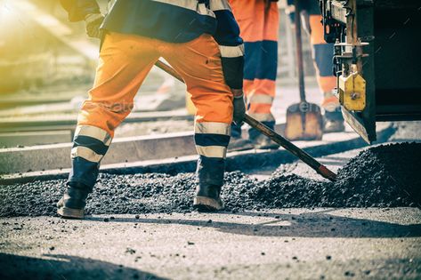 Teamwork on road construction by blas. Teamwork, Group of workers on a road construction, team of people at work #Affiliate #construction, #blas, #Teamwork, #road Road Workers, Asphalt Pavement, Noise Barrier, Construction Branding, Company Mission, Concrete Contractor, Stamped Concrete Patio, Road Construction, Construction Work