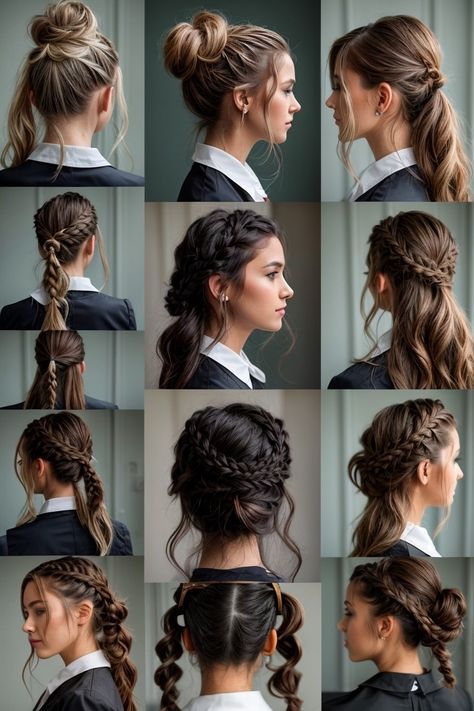 Traditional Braided Hairstyles, Long Loose Braid, Hairstyle For Long Frock, French Twist Long Hair, Loose Braid Updo, Timeless Updo, Elegant Braided Hairstyles, Futuristic Hair, Braid Ribbon