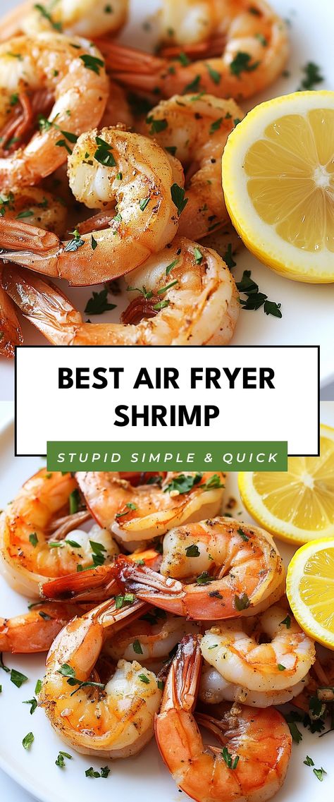 Image for Best Air Fryer Shrimp Ninja Air Fryer Shrimp Recipes, Air Fryer Bacon Wrapped Shrimp, Airfry Shrimp Recipes, Shrimp In Air Fryer Recipes, Air Fry Shrimp Recipes, Airfryer Shrimp Recipes, Shrimp Air Fryer Recipes, Air Fry Shrimp, Air Fryer Shrimp Recipes