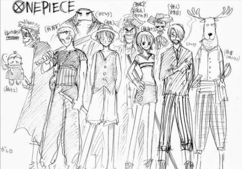 One Piece Concept Art One Piece Concept Art Character Design, One Piece Concept Art, Concept Art Character Design References, Concept Art Tattoo, One Piece Art Style, One Piece Color Walk, Oda Art, Peace Art, Character Design Sketches