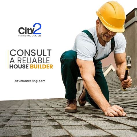 Construction Poster, Creative Poster, Poster Ideas, Creative Posters, Home Builders, Marketing