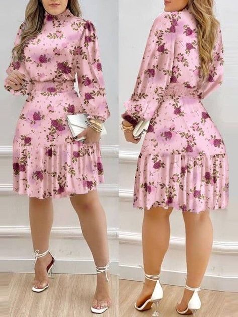 9aa42b31882ec039965f3c4923ce901bdesc52878752ri Elegant Party Dress, Elegant Party Dresses, Chic Type, Vintage Short, Floral Decoration, Print Dresses, Elegant Party, Dress Silhouette, Measurement Chart