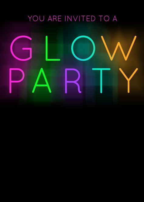 Glow In The Dark Paint, 90s Fashion Outfits Hip Hop Party, Birthday Party Background, Neon Birthday, Dark Party, Dark Paint, Glow Party, Party Background, Neon Glow