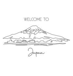 Mount Fuji Tattoo Simple, Mount Fuji Illustration, Line Japan, Drawing Beautiful, Baby Room Colors, Fuji Mountain, Monte Fuji, Mont Fuji, Moon Images