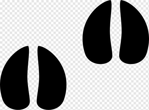 Cow Footprint Art, Cow Hoof Print, Cow Footprint, Deer Footprint, Paw Illustration, Cow Hooves, Call Logo, Cat Footprint, Animal Footprints