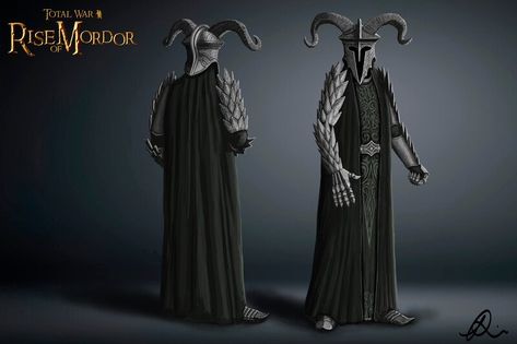 ArtStation - Khamûl - Lord of the Rings, Tom Romain Khamul The Easterling, Ring Campaign, Rise Of Mordor, Magic Character, Medieval Character, Middle Earth Shadow, Persian Warrior, Lotr Elves, Warrior Concept Art