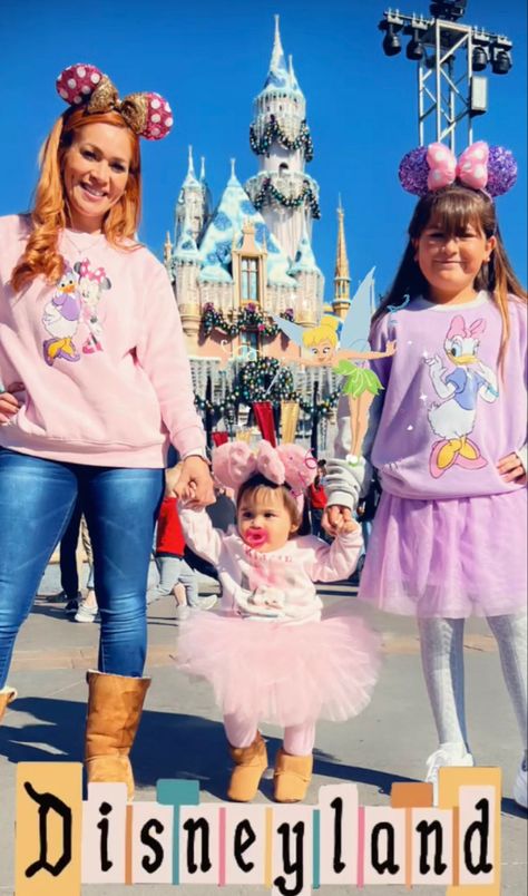 Disneyland first trip pink purple minnie and daisy outfits Outfits Disneyland, Disneyland 2024, Minnie And Daisy, Disneyland Outfits, Disneyland Trip, Tutu Outfits, Mom And Daughter, Disney Trip, Mom Daughter