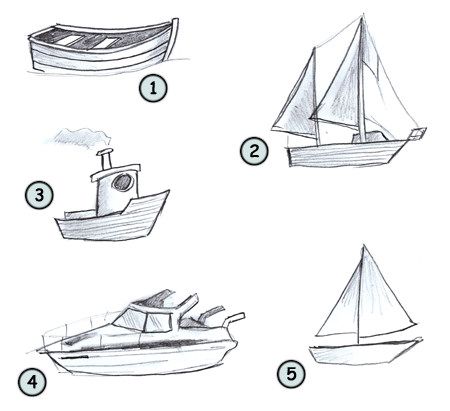 Polymer Rings, Cartoon Boat, Sailboat Drawing, Journal Banner, Boat Cartoon, Tiny Boat, Art Handouts, Dibujo Simple, Boat Drawing