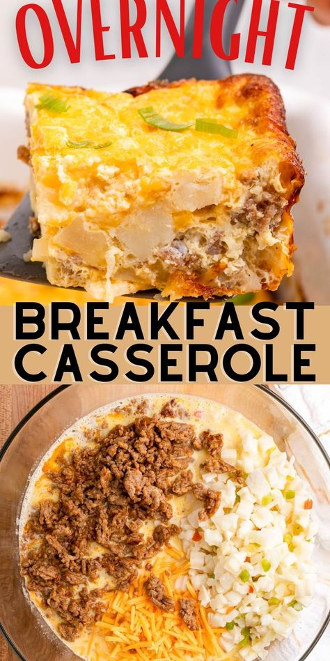 Sausage Hash Brown Casserole, Overnight Egg Casserole, Tiny Potatoes, Easy Sausage Gravy, Sausage Hashbrown Breakfast Casserole, Sausage Egg Casserole, Leftover Breakfast, Breakfast Potato Casserole, Sausage Gravy Recipe