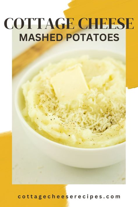 Cottage Cheese Mashed Potatoes | Cottage Cheese Recipes Cheese Mashed Potatoes Recipe, Comforting Recipes, Food Guilt, Cheese Mashed Potatoes, Sides Dishes, Cauliflower Mashed Potatoes, Mashed Potatoes Recipe, Scrumptious Food, Crowd Pleasing Appetizers