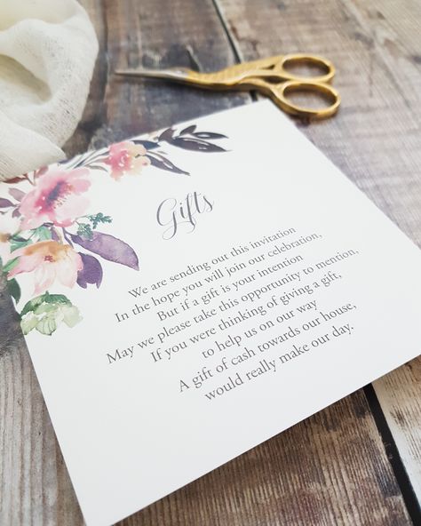 Wedding Invitation Monetary Gift Wording, Wedding Registry Wording, Monetary Gift Wording Wedding, Non Traditional Wedding Ring, Wedding Gift List, Honeymoon Fund, Wedding Poems, Wedding Money, Affordable Wedding Invitations