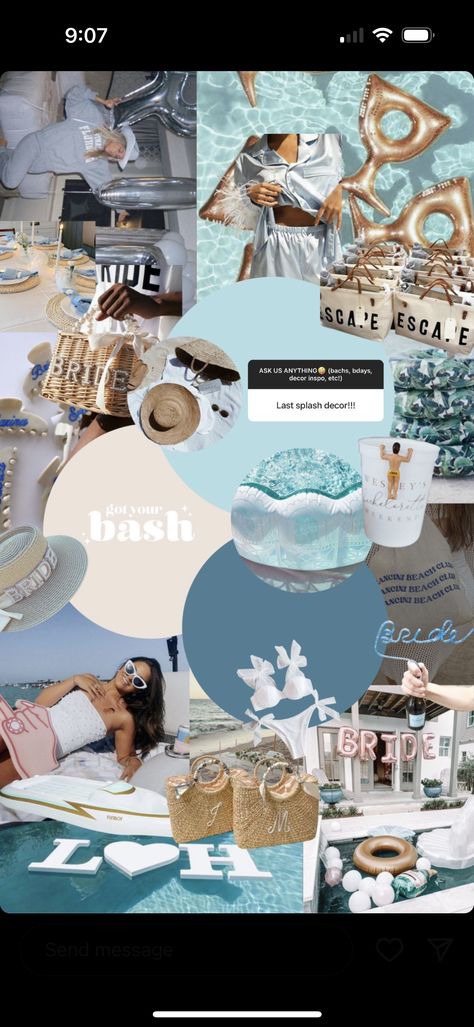 Bachelorette Party Mood Board, Party Mood Board, Last Splash Bachelorette Party, Last Splash Bachelorette, Cruise Bachelorette Party, Charleston Bachelorette Party, Nautical Bachelorette Party, Last Splash, Charleston Bachelorette