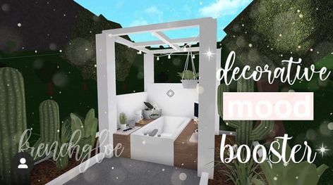 Bloxburg Mood Room, Bloxburg Mood Booster House, Bloxburg Mood Up Station, Mood Station Ideas Bloxburg, Mood Station Bloxburg, Aesthetic House Exterior, Bloxburg Decor, Bloxburg Aesthetic, Bloxburg Rooms