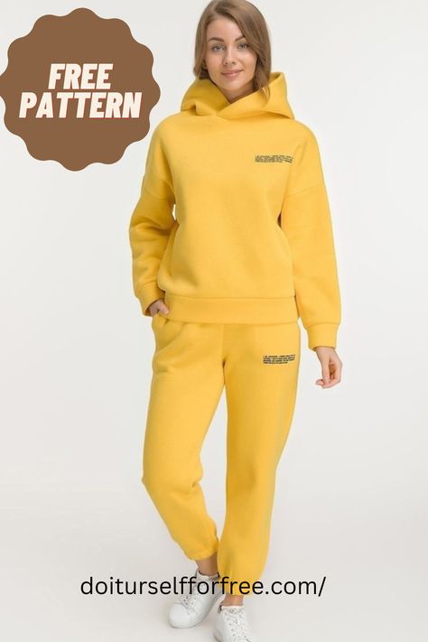 Hoody Patterns Free Sewing, Free Hoodie Pattern, Sweat Suit Sewing Pattern, Sweatshirt Pattern Free, Free Hoodie Sewing Pattern, Hoodie Pattern Free, Sweatshirt Pattern, Sweater Sewing Pattern, Hoodie Sewing Pattern Free