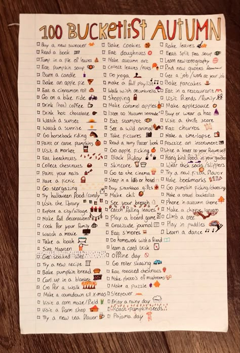 What To Do On A Fall Day, How To Get Fall Vibes, Autumn Todo List, Autumn Stuff To Do, Fall And Halloween Bucket List, October Wish List, Things To Do Fall List, Autumnal Things To Do, Autumn List Things To Do